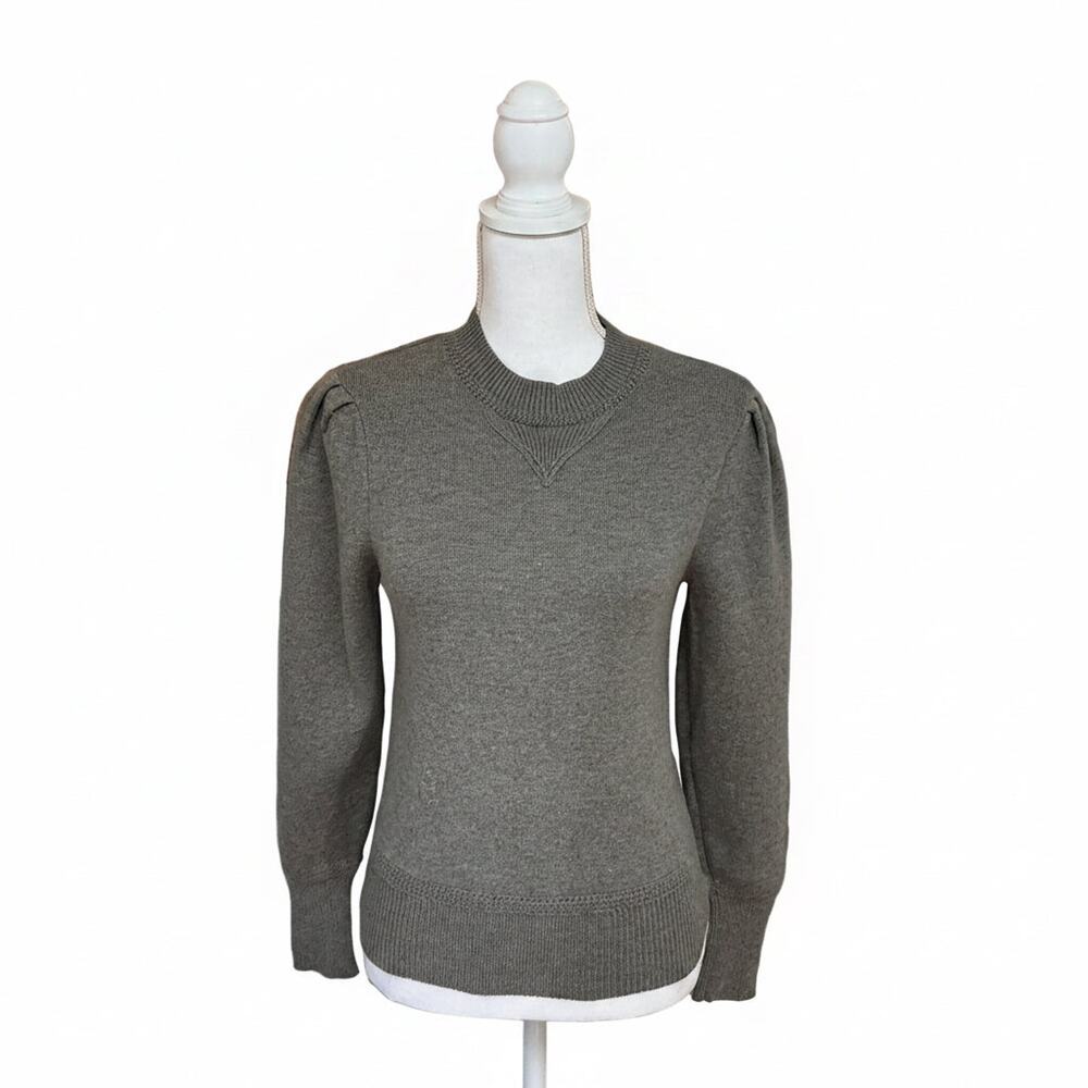 Isabel Marant Etoile gray Lucia Puffer sweater, size XS